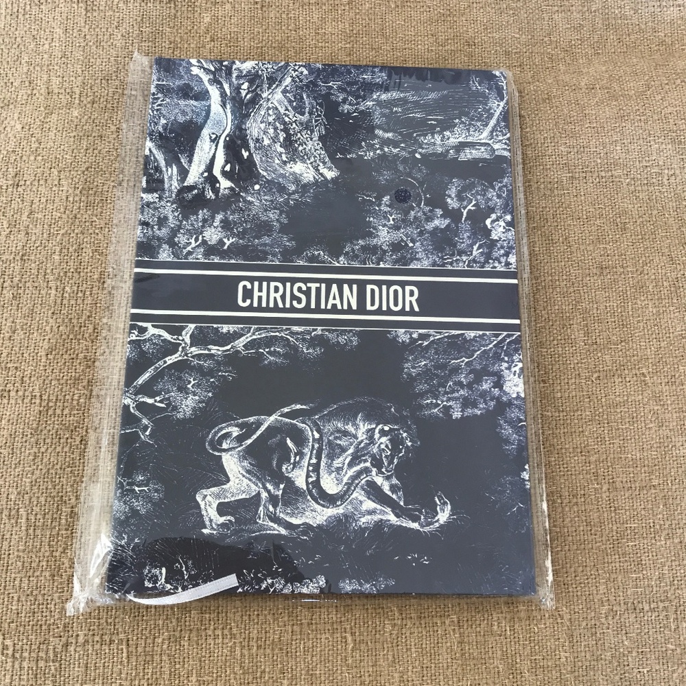 Dior Gold Trim Notebook